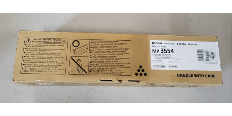 Toner Ricoh MP 3554 Schwarz 842348 Neu OVP A-Ware Original MP 3054 . 