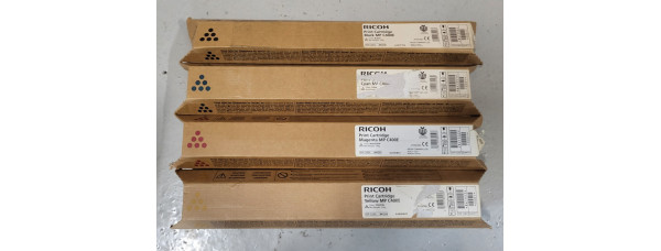 4 Toner Ricoh MP C400E 841550 841551 841552 841553 Neu OVP Original . 