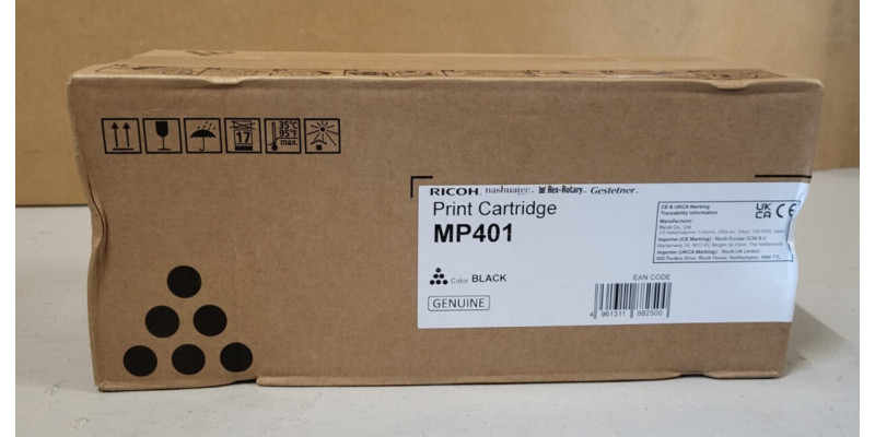 Toner Ricoh MP 401 Schwarz 841887 Neu OVP Original Aficio MP 401   