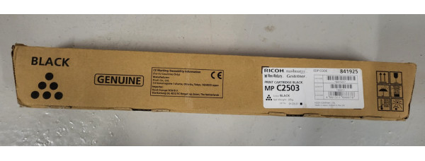 Toner Ricoh MP C2503 Schwarz 841925 Neu OVP Original MP C2003   