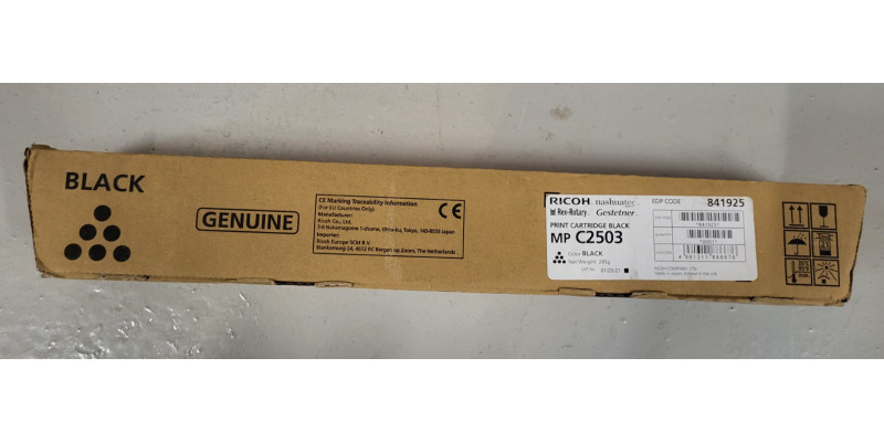 Toner Ricoh MP C2503 Schwarz 841925 Neu OVP Original MP C2003   