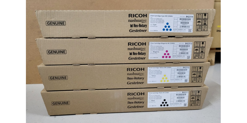4 Toner Ricoh IM C2500H 842311 842314 842313 842312 Neu OVP A-Ware Original  