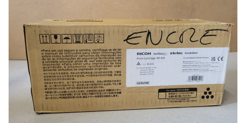 Toner Ricoh 419079 Schwarz IM 430 Neu OVP Original  . 