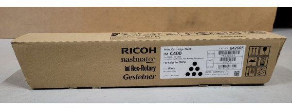 Toner Ricoh 842605 Schwarz IM C400 Neu OVP A-Ware Original  . 