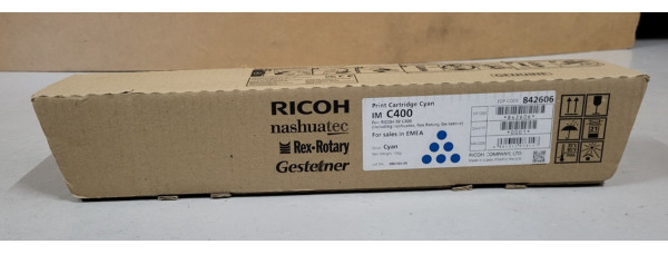 Toner Ricoh 842606 Cyan IM C400 Neu OVP A-Ware Original  . 
