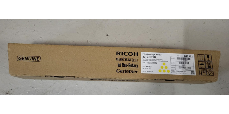 Toner Ricoh IM C6010 Gelb 842531 Neu OVP A-Ware Original IM C4510  
