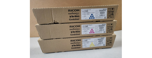 3 Toner Ricoh IM C300 842602 842603 842604 Neu OVP A-Ware Original Rg MwSt. 