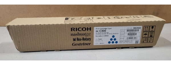Toner Ricoh IM C300 Cyan 842602 Neu OVP A-Ware Original Rechnung MwSt 