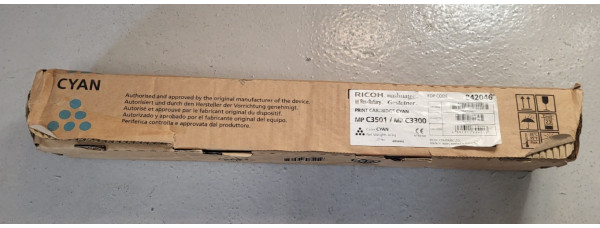 Toner Ricoh MP C3501 Cyan 842046 Neu OVP Original Aficio MP C2800 Rg MwSt 