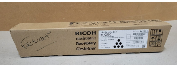 Toner Ricoh IM C300 Schwarz 842601 Neu OVP A-Ware Original Rechnung MwSt. 