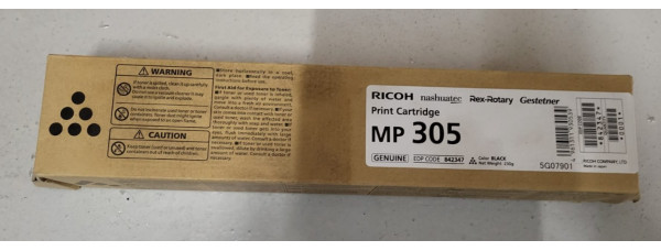 Toner Ricoh MP C305 Schwarz 842347 Neu OVP Original Rg MwSt. 