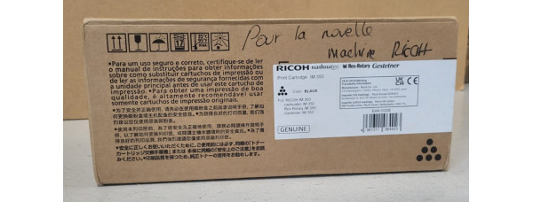 Toner Ricoh IM 350 Schwarz 419082 Neu OVP Original Aficio IM 350 Rechnung MwSt. 