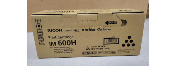 Toner Ricoh IM 600H Schwarz 418481 Neu OVP A-Ware Original IM 600 Rg MwSt 