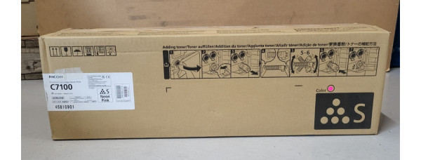 Toner Ricoh C7100 Neon Pink 828527 Neu OVP Original Pro C7100 Rechnung MwSt. 
