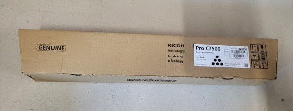 Toner Ricoh Pro C7500 Schwarz 828651 Neu OVP A-Ware Original 7500 Rechnung MwSt. 