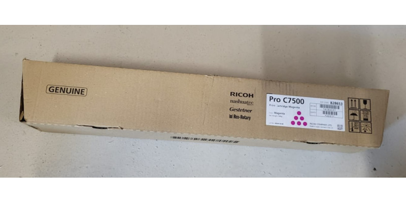 Toner Ricoh Pro C7500 Magenta 828653 Neu OVP A-Ware Original 7500 Rechnung MwSt. 
