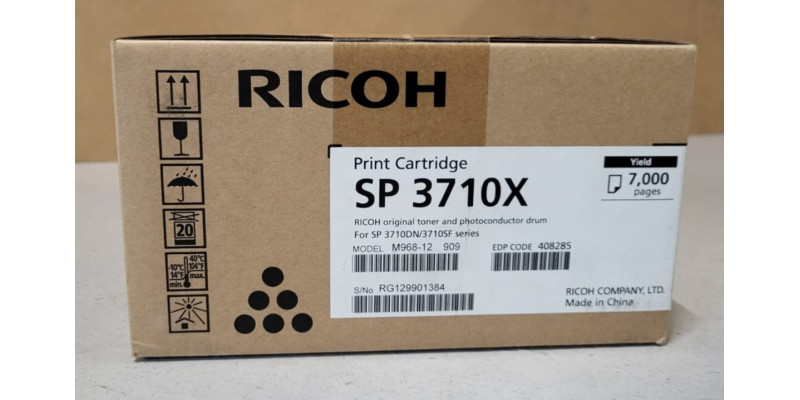 Toner und Photoconductor Ricoh SP 3710X 408285 Neu OVP A-Ware Original Rg MwSt. Toner und Photoconductor Ricoh SP 3710X 408285 Neu OVP A-Ware Original Rg MwSt.