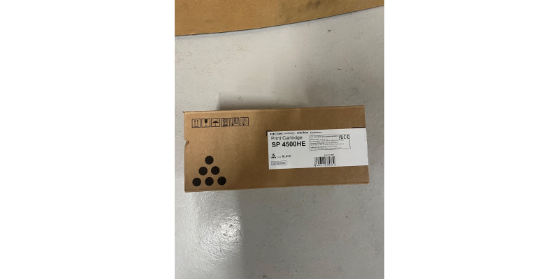 Toner Ricoh SP 4500HE Schwarz 407318 Neu OVP Original SP 4510DN Rechnung MwSt Toner Ricoh SP 4500HE Schwarz 407318 Neu OVP Original SP 4510DN Rechnung MwSt