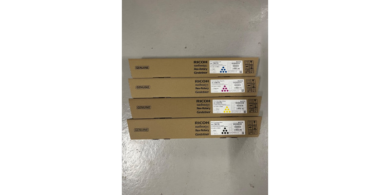4 Toner Ricoh 842530 842531 842532 842533 Neu OVP A-Ware Original IM C4510 MwSt 4 Toner Ricoh 842530 842531 842532 842533 Neu OVP A-Ware Original IM C4510 MwSt
