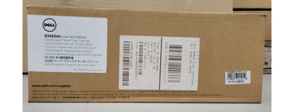 Toner Dell 9GG2G Schwarz Neu OVP A-Ware B3460dn Original  . 