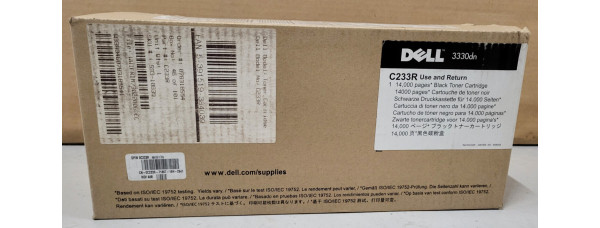 Toner Dell C233R Schwarz Dell 3330dn Neu OVP B-Ware Original  . 