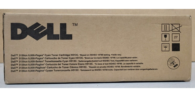 Toner Dell H513C Cyan CT350667 Neu OVP B-Ware Original Dell 3130cn   