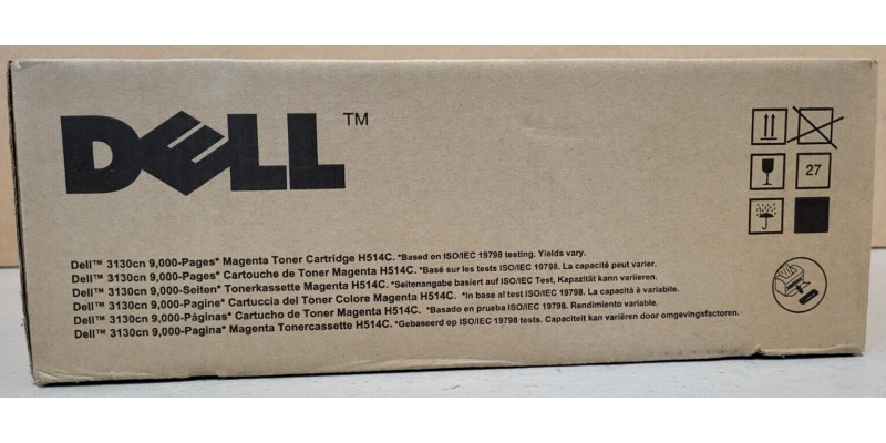 Toner Dell H514C Magenta CT350668 Neu OVP B-Ware Original Dell 3130cn . 