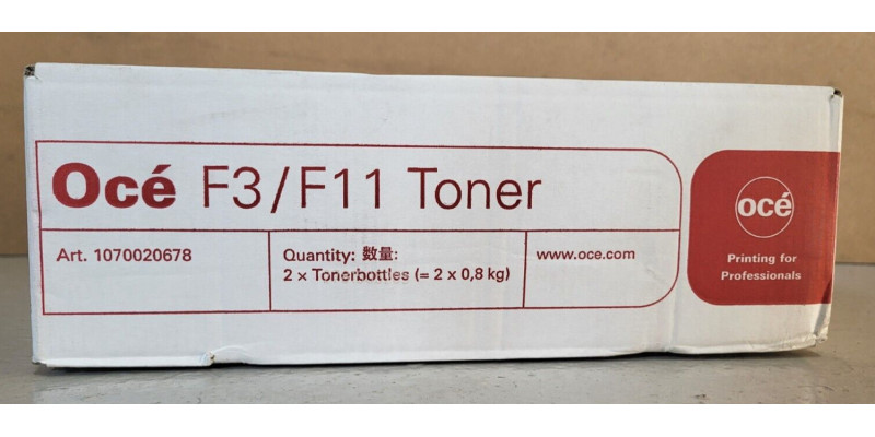 Toner Océ F3/F11 Schwarz Neu OVP A-Ware Original 1070020678 3048 3055 . 