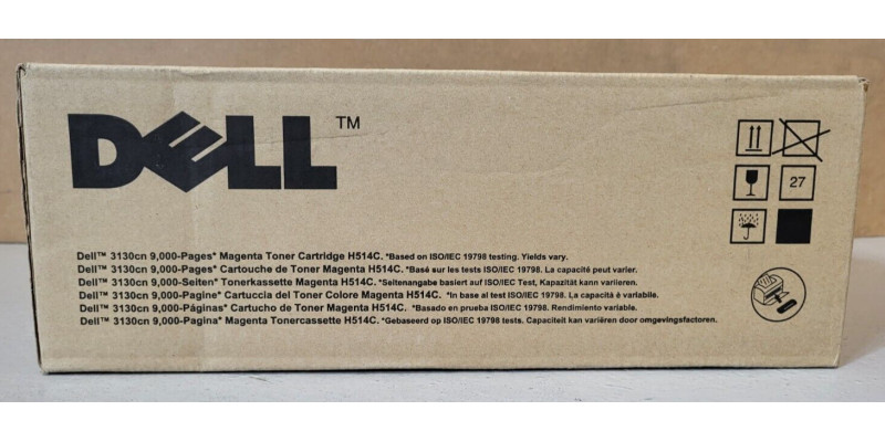Toner Dell H514C Magenta CT350668 Neu OVP A-Ware Original Dell 3130cn . 