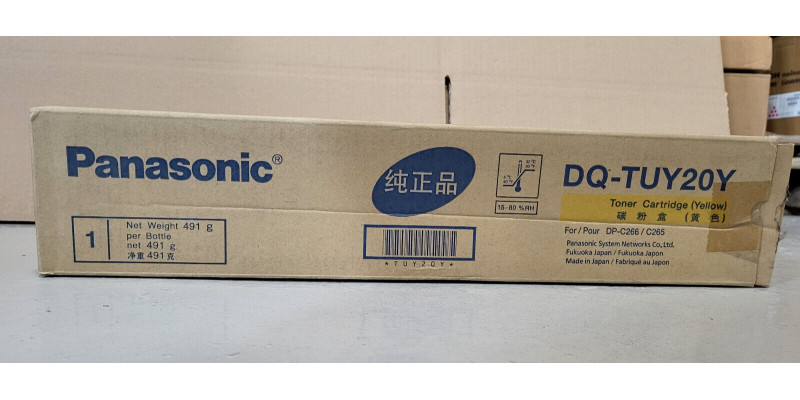 Toner Panasonic DQ-TUY20Y Gelb Neu OVP A-Ware Original DP-C266, C265 . 
