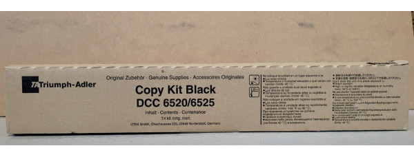 Toner Triumph-Adler Copy Kit DCC 6520/6525 206ci Schwarz Neu OVP A-Ware . 