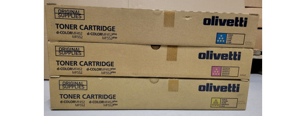 3 Toner Olivetti B1027 B1028 B1029 Neu OVP A-Ware Original MF452 MF552  
