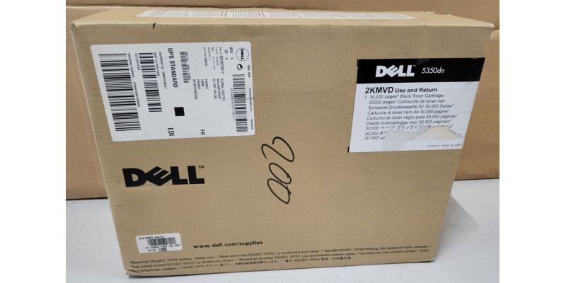 Toner Dell 2KMVD Schwarz Neu OVP B-Ware Original Dell 5350dn  . 