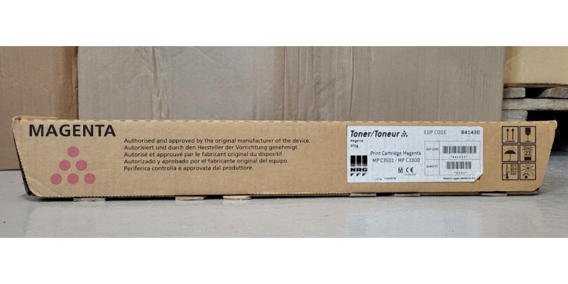 Toner NRG MP C3501 Magenta 841430 Neu OVP A-Ware Original Aficio MP C2800  