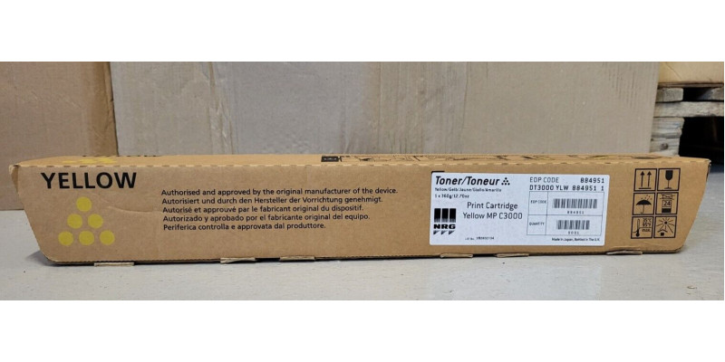 Toner NRG MP C3000 Gelb 884951 Neu OVP A-Ware Original Aficio MP C2000 . 