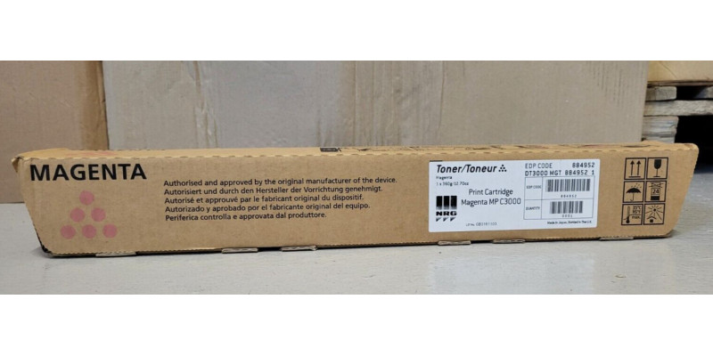 Toner NRG MP C3000 Magenta 884952 Neu OVP A-Ware Original Aficio MP C2000 . 