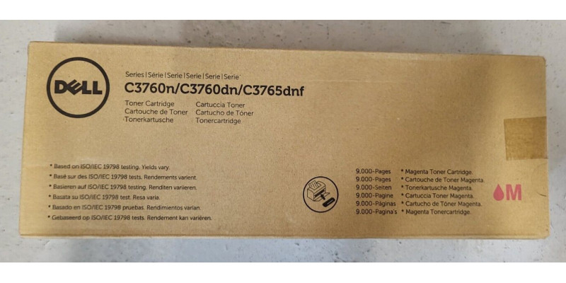 Toner Dell XKGFP Magenta CT201881 Neu OVP B-Ware Original Dell C3760n  