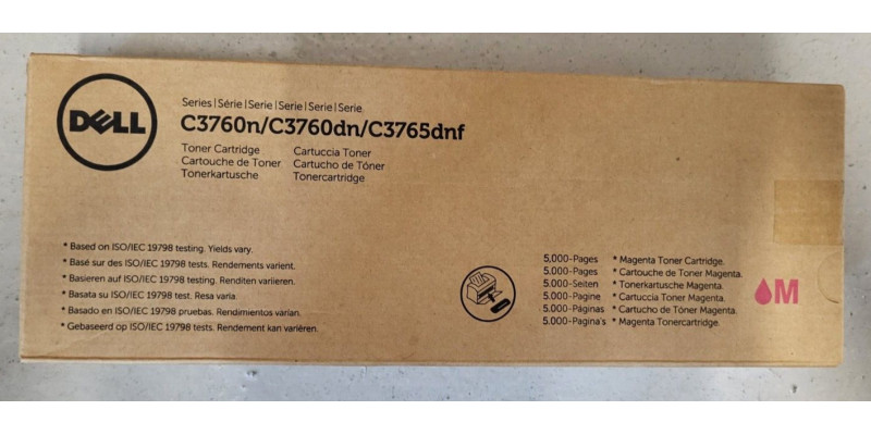Toner Dell 8JHXC Magenta CT201877 Neu OVP A-Ware Original C3760n   