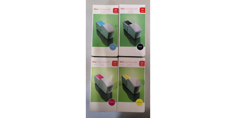 4 Toner Océ CW 300 Neu OVP 1060091360 1060091361 1060091362 1060091363 A-Ware Rg 