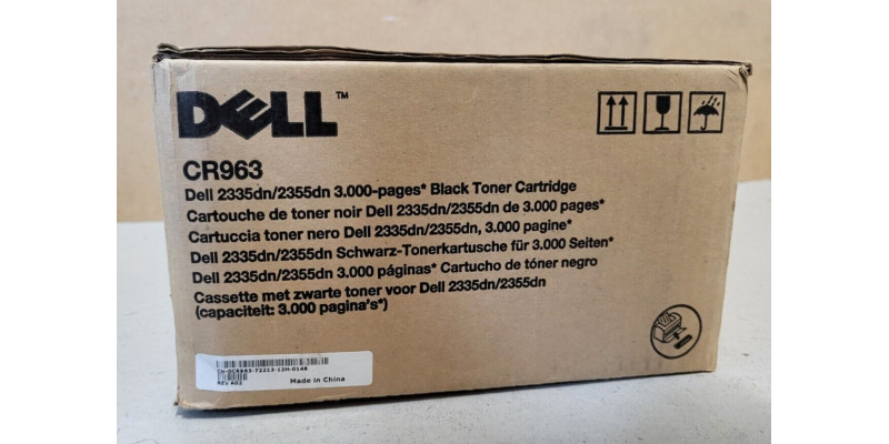 Toner Dell CR963 Schwarz Neu OVP A-Ware Original Dell 2335dn 2355dn  
