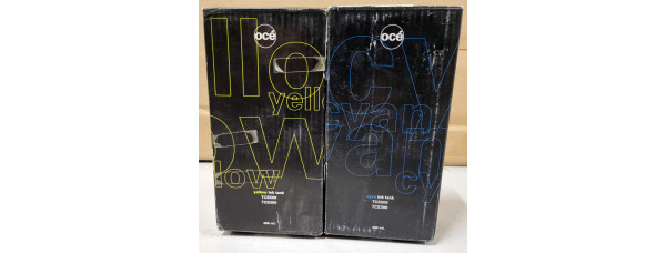 2 Océ Tintenpatronen 1060019426 1060019425 Cyan Gelb Neu OVP B-Ware . 