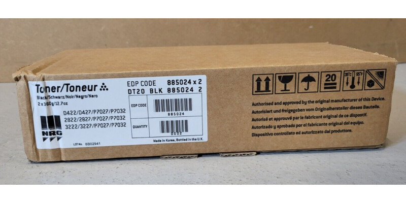 Toner NRG 885024 Schwarz Neu OVP A-Ware Original Ricoh D422 D427  