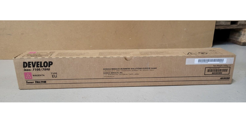 Toner Develop TN629M Magenta AD3H3D0 Neu OVP A-Ware Original Ineo 7100  
