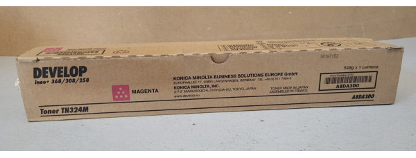 Toner TN-324M Magenta A8DA3D0 Develop Neu OVP Original ineo+ 368 308  