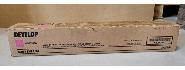 Toner Develop TN321M Magenta A33K3D0 Neu OVP Original ineo +224 ineo +284  