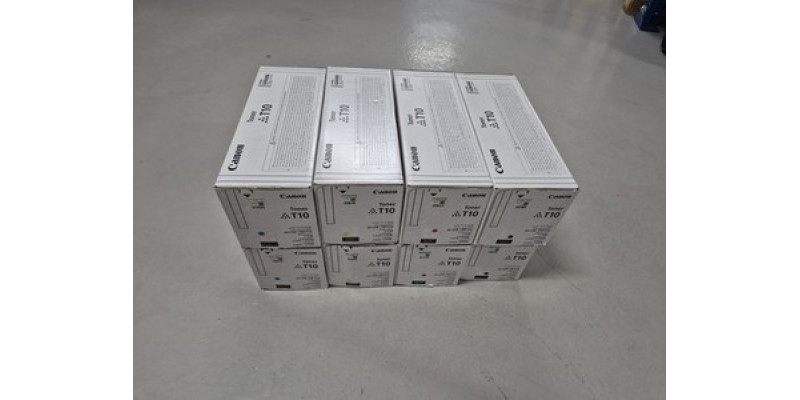 8 TONER Canon T10 CMYK 4563C001 4564C001 4565C001 4566C001 New Free Shipping 