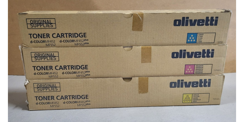 3 Toner Olivetti B1027 B1028 B1029 Neu OVP Original MF452 MF552 . 