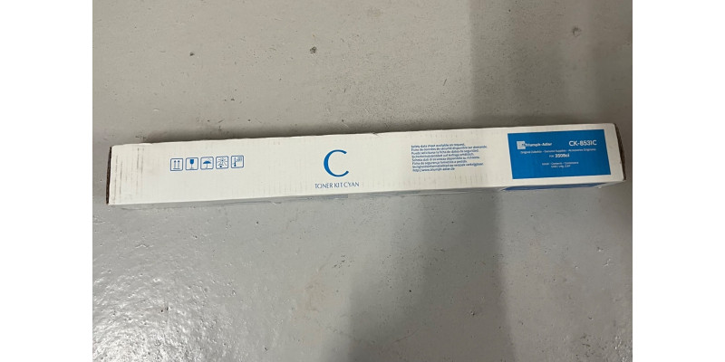 Toner Triumph-Adler CK-853IC Cyan Neu OVP A-Ware 3508ci Rechnung MwSt Toner Triumph-Adler CK-853IC Cyan Neu OVP A-Ware 3508ci Rechnung MwSt