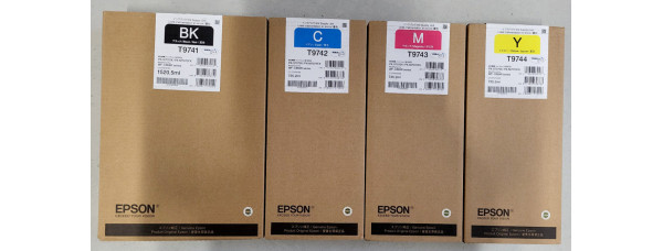 4 Tintenpatronen Epson T9741, T9742, T9743, T9744 CMYK Neu OVP  MHD: 2022 