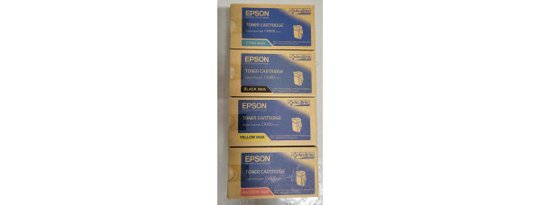 4 Toner Epson 0605 0604 0603 0602 CMYK Neu OVP A-Ware AcuLaser C9300  